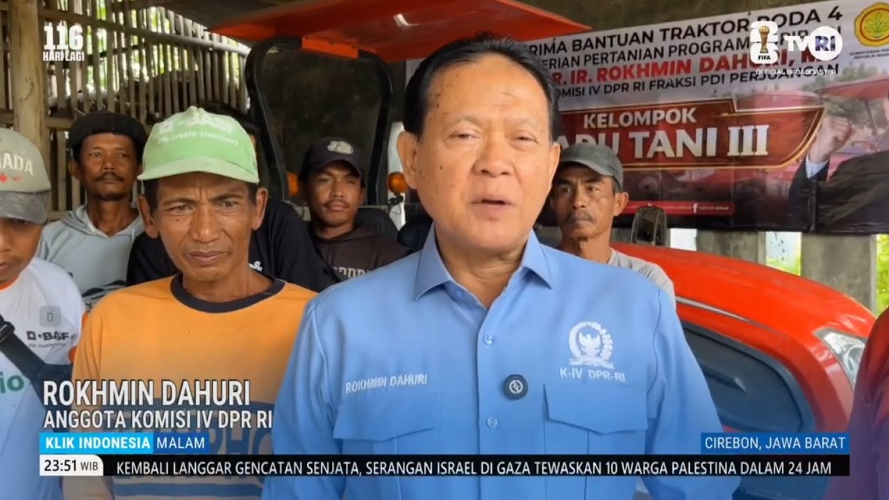 BANTUAN TRAKTOR DAN AYAM PETELUR UNTUK TINGKATKAN PRODUKTIVITAS PETANI CIREBON