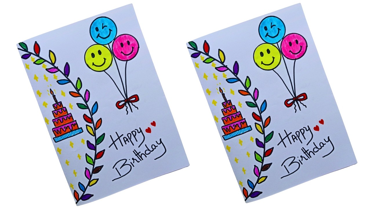 Amazing Happy Birthday Card Idea 🎂 | Easy Handmade Birthday Card | DIY Birthday Card Tutorial