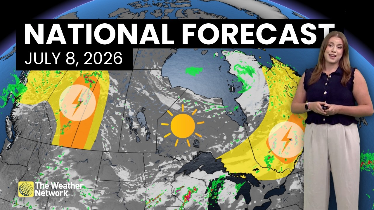 Прогноз погоды по Канаде &mdash; 8 июля 2026 г. | #WeatherAM