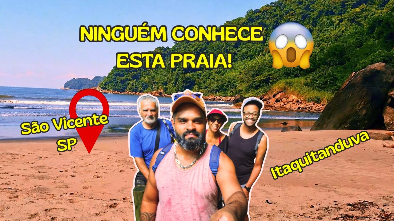 🌊 Praia SECRETA em SP | Itaquitanduva | São Vicente