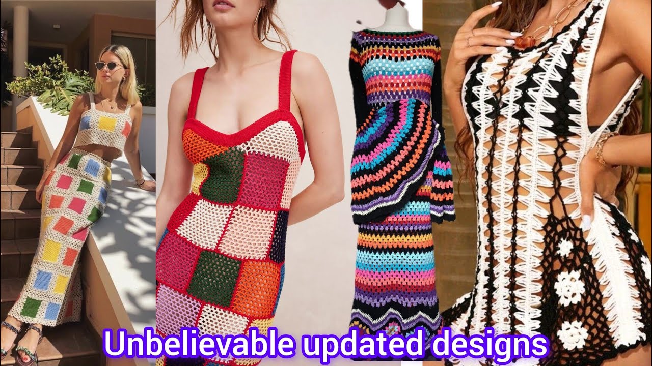 Unbelievable modern crochet dress||crochet dress||crochet shirts