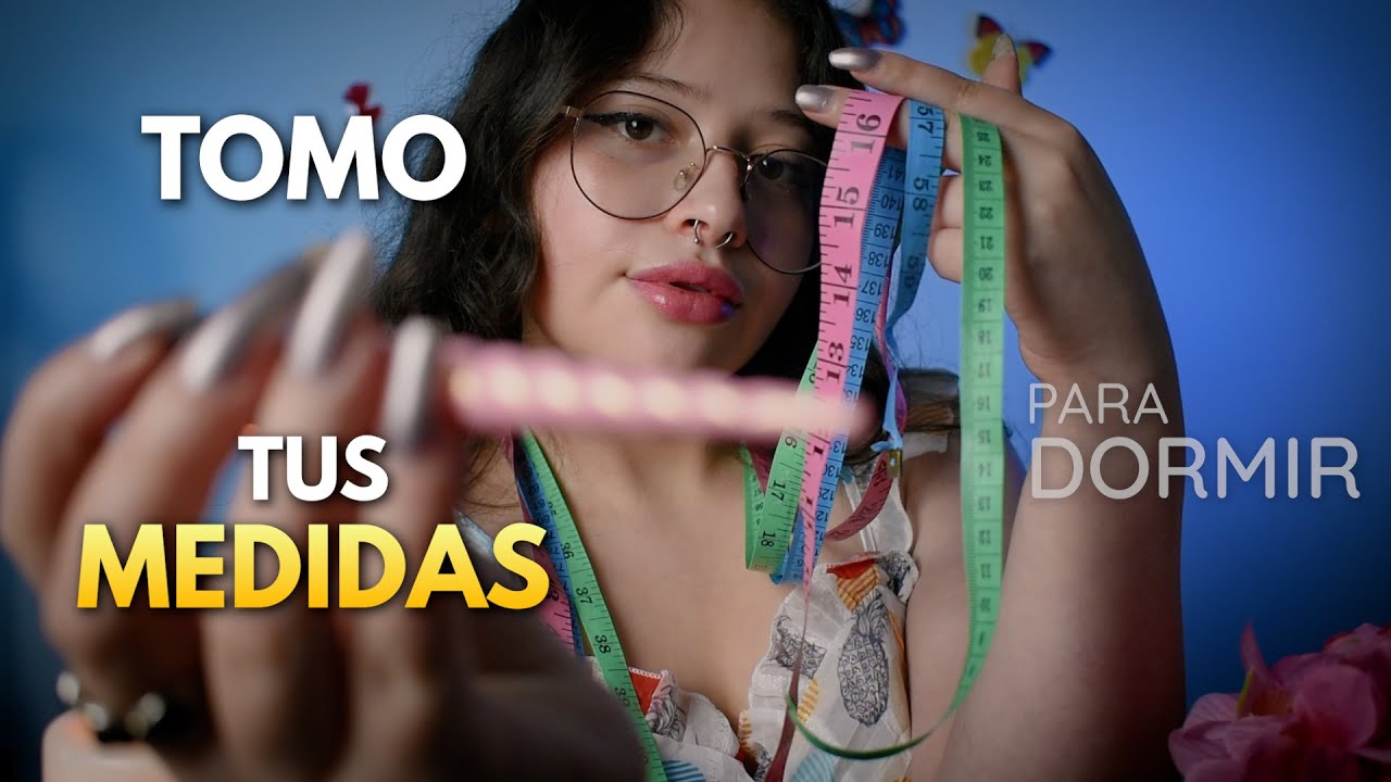 ASMR en ESPAÑOL📐MIDIENDO tu CARA para DORMIR 😴ASMR con VOZ SUAVE y mouth SOUNDS👄 Vivalen ASMR
