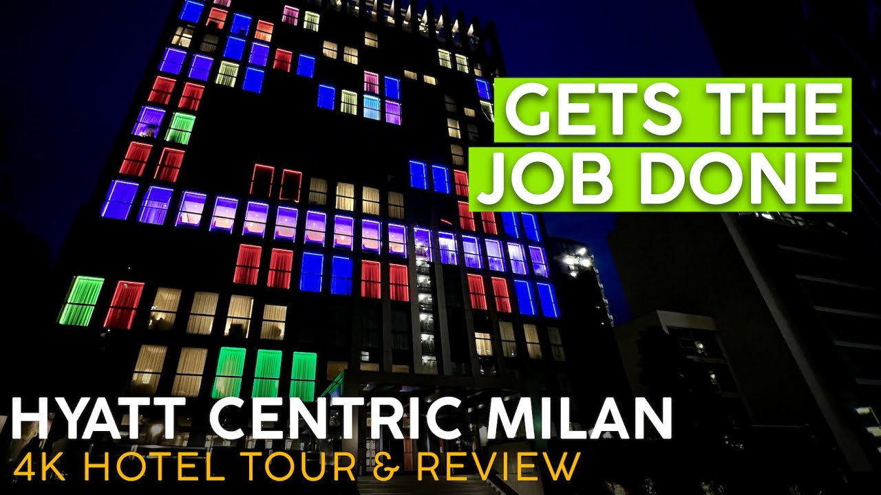 HYATT CENTRIC CENTRALE Milan, Italy 🇮🇹【4K Hotel Tour & Review】Convenient & Well Priced