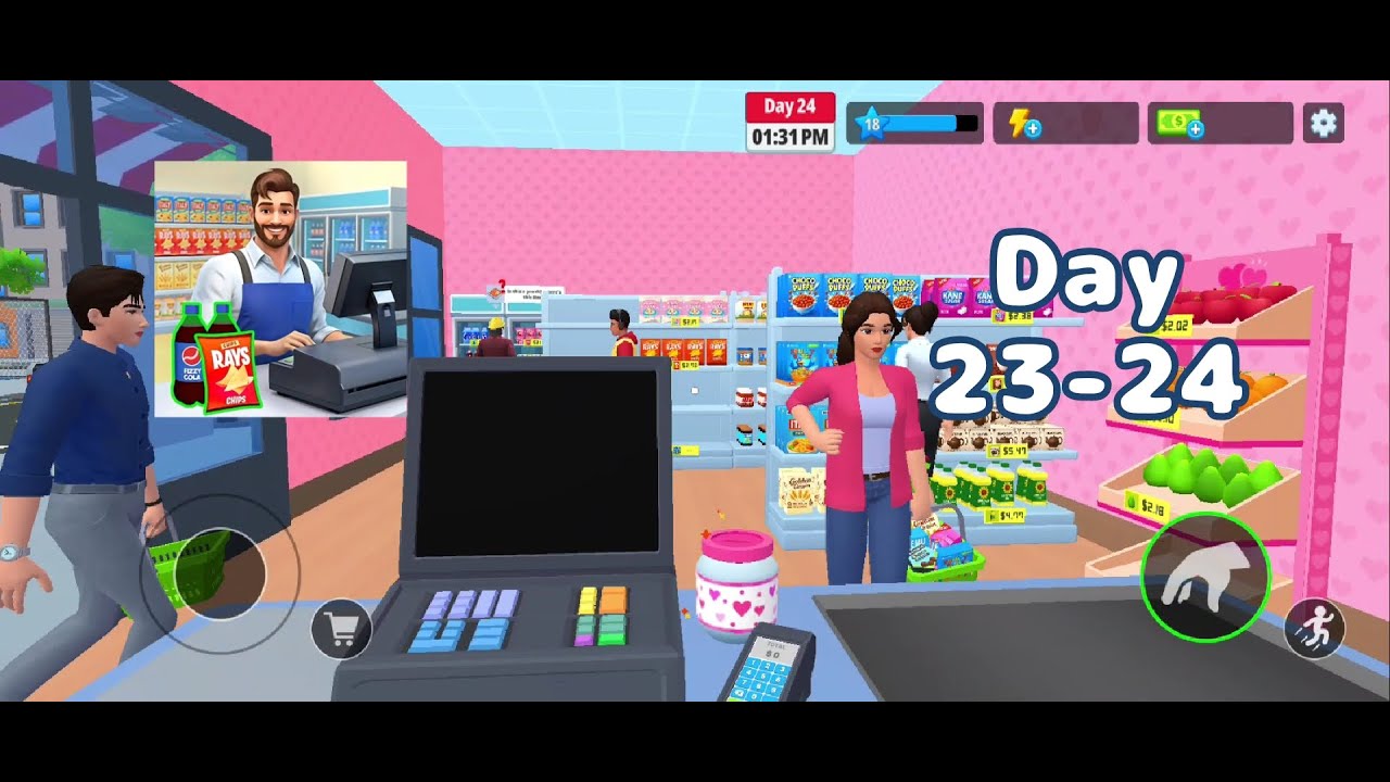 Day 23-24 - My Supermarket Simulator - Gameplay Walkthrough | Part 14 (Android)