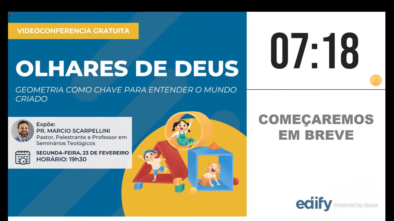 Edify Brasil | Olhares de Deus: Geometria como Chave para Entender o Mundo Criado.