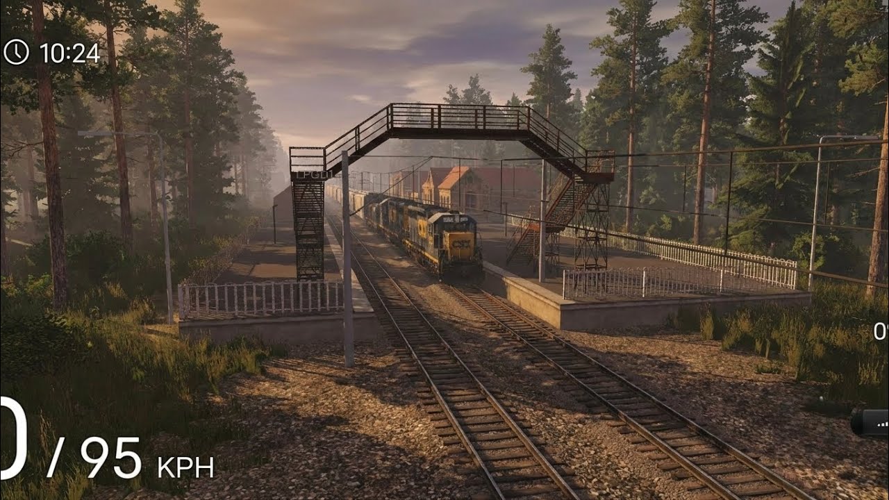 Morning Freight Halt | CSX Power at Pinewood Station 🌲🚂