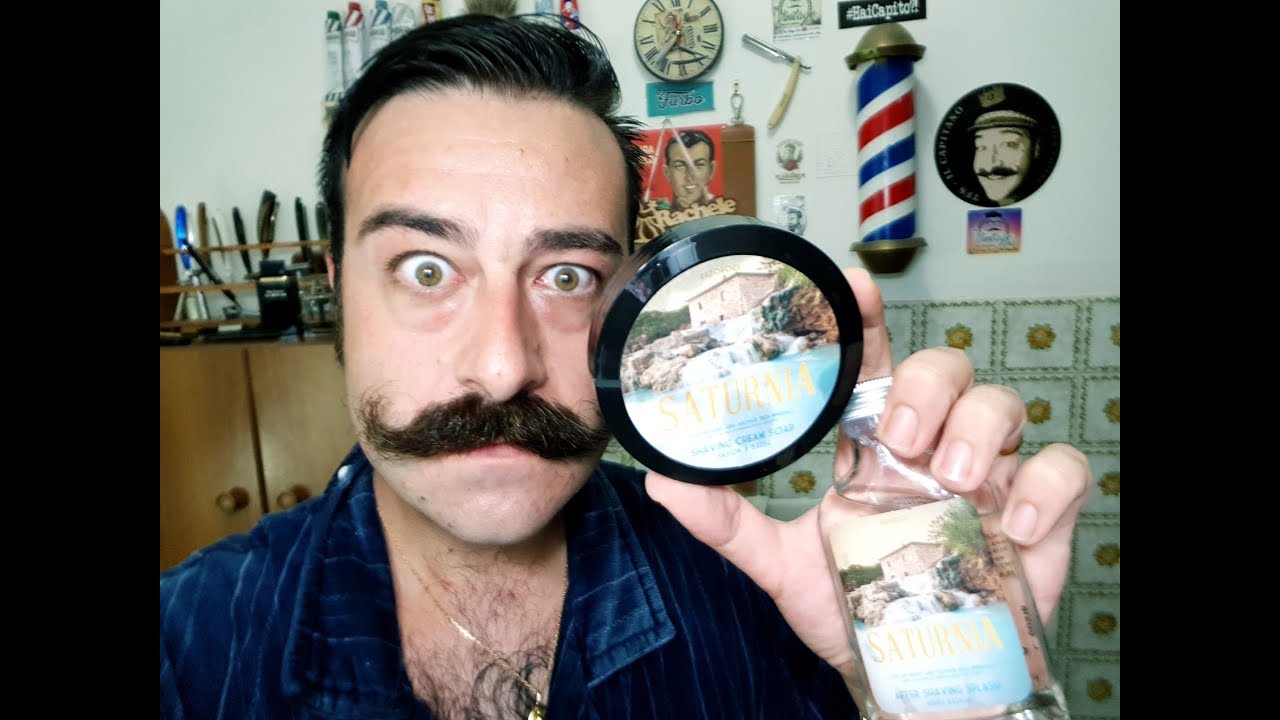 Sapone da barba Saturnia Razorock - Razorine - Lamette Treet Carbon Steel
