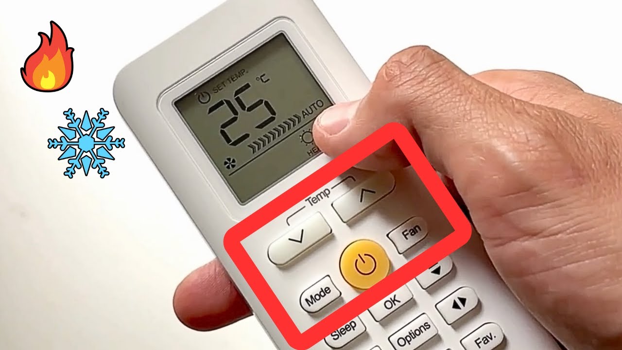 Aire Midea: Cómo Usar el Control Remoto – Cool, Heat, Mode y Fan
