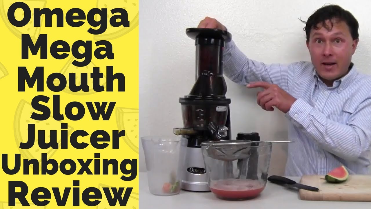 Omega Mega Mouth Vertical Slow Juicer MMV700 Unboxing Review