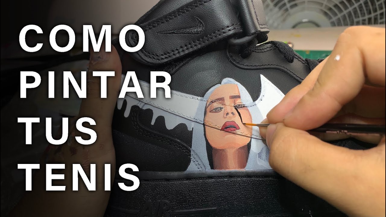 ¡Cómo personalizar Tenis AIR FORCE 1! 🎨👟 (FACIL) | BILLIE EILISH CUSTOM