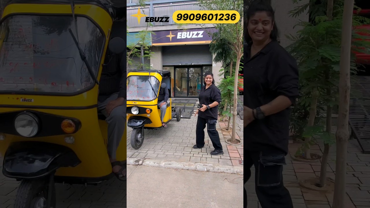 Ladki ne kharida Electric Rickshaw!🇮🇳🔥 Foodcart Special E Auto by Ebuzz- Ahmedabad