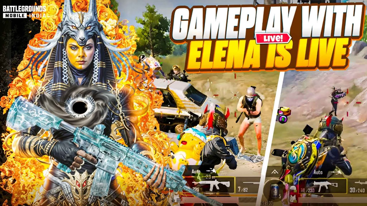 ⚡ BGMI LIVE – Full Power Gaming Session | ELENA IS LIVE