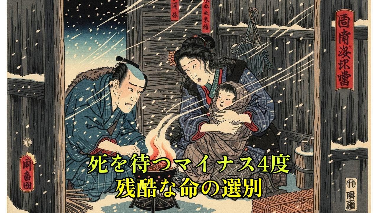 江戸の冬は死の季節｜マイナス4度で生き延びた残酷な知恵