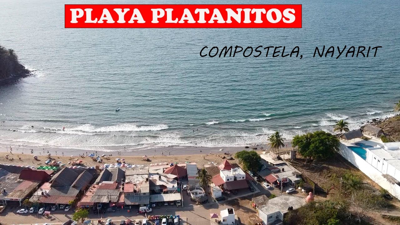 Playa Platanitos en Compostela, Nayarit