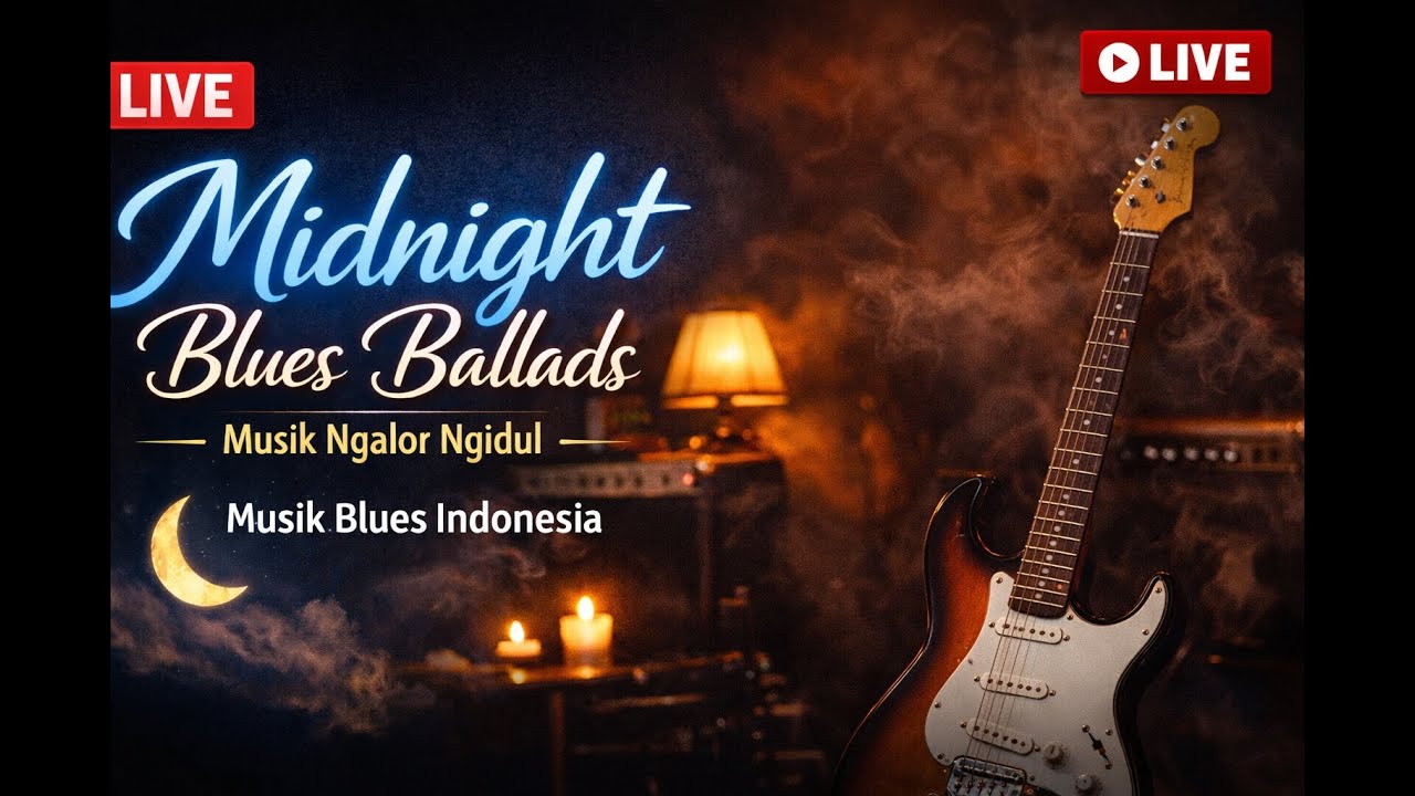LIVE Midnight Blues Ballads 🎸 | Musik Ngalor Ngidul – Temani Malam Sepimu