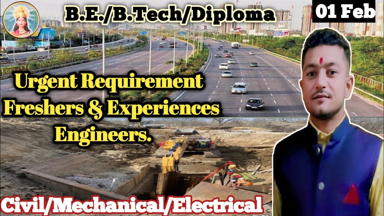 Hiring For Freshers & Experiences! Diploma/B.E./B.Tech! Private Sector Jobs! 
