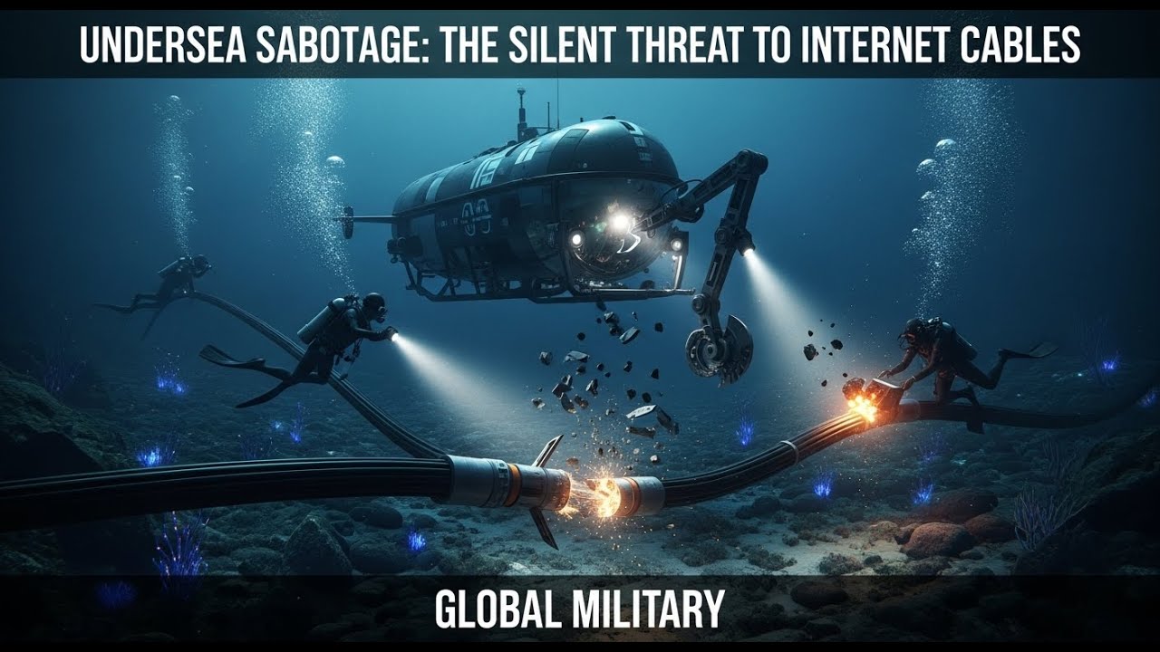 Undersea Sabotage: The Silent Threat to Internet Cables | Global Military