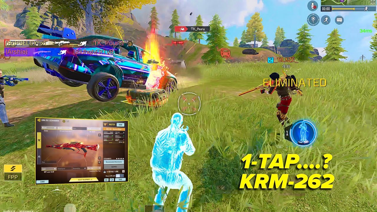 1-TAP KRM 262 IS MELTING LOBBY 🫠 WITH THIS LOADOUT IN COD MOBILE