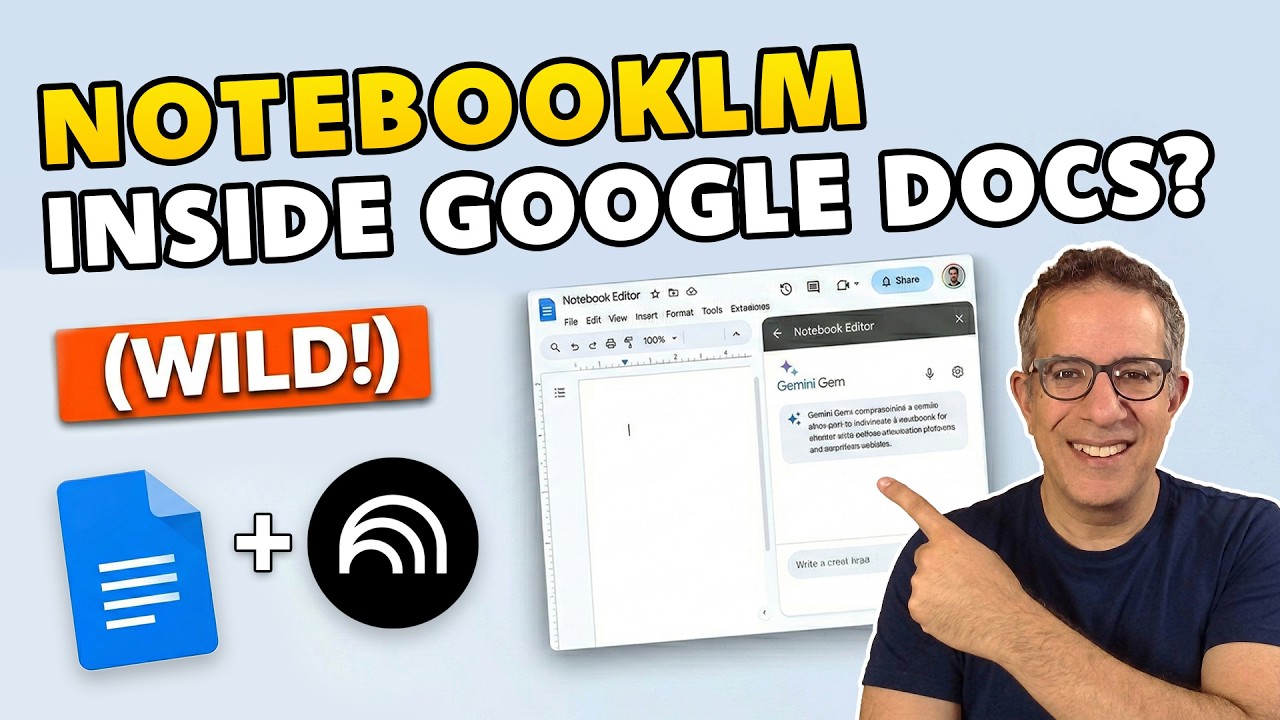 Ознакомьтесь с этим СЕКРЕТНЫМ рабочим процессом NotebookLM + Google Docs.