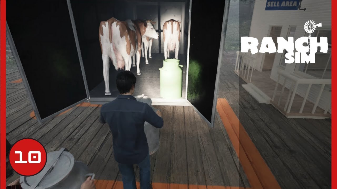 Ranch Simulator: Part 10 - New Cows Cause Us A lot Of Trouble ...  | 2K No Commentary Co-op