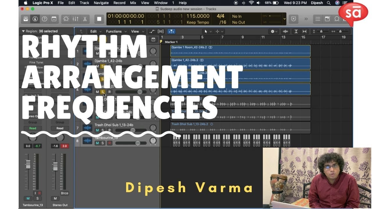Importance of full frequency range in rhythm arrangements | Dipesh Varma || S10 E24 || Sudeep Audio