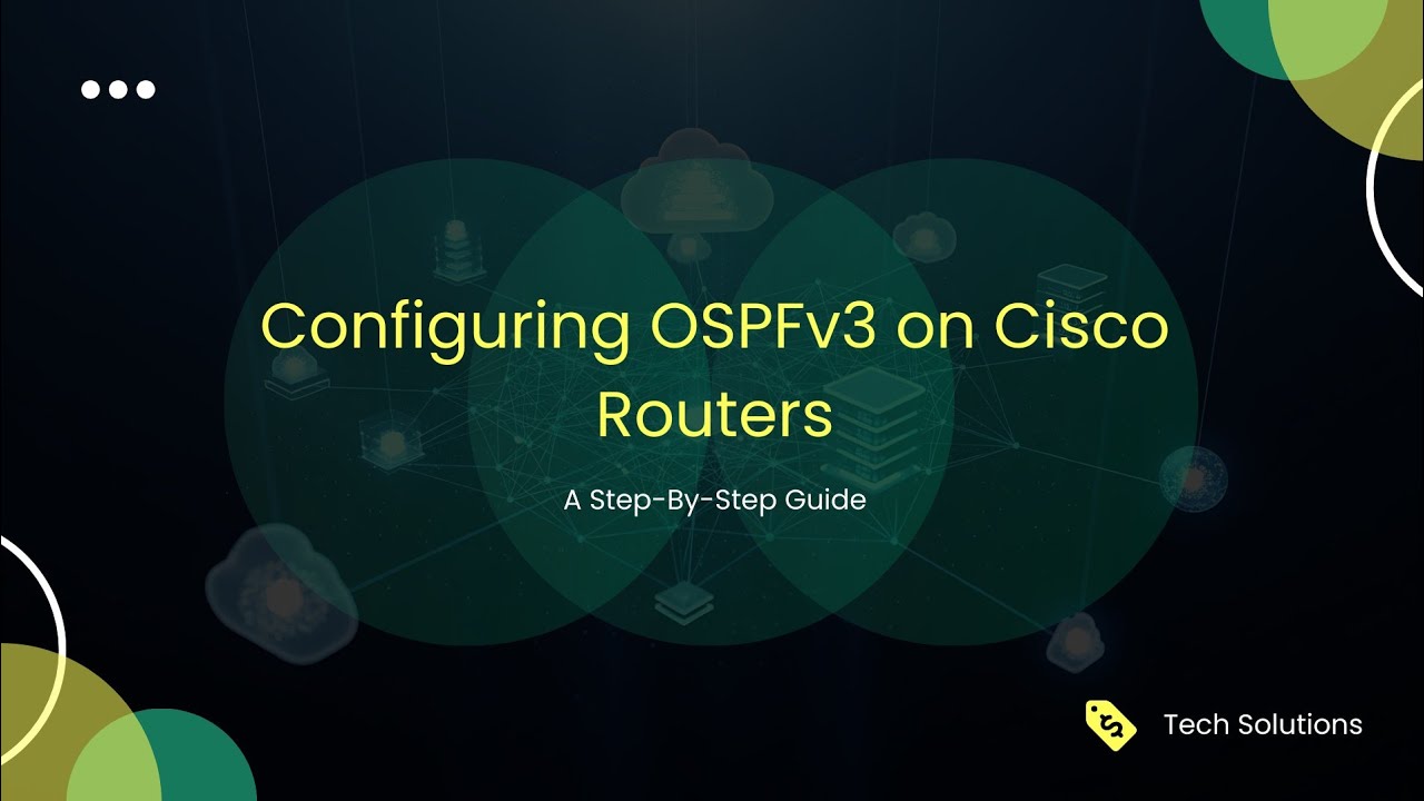 CCNP ENCOR v1.2 | Configure Simple OSPFv3 Environments including multiple normal areas