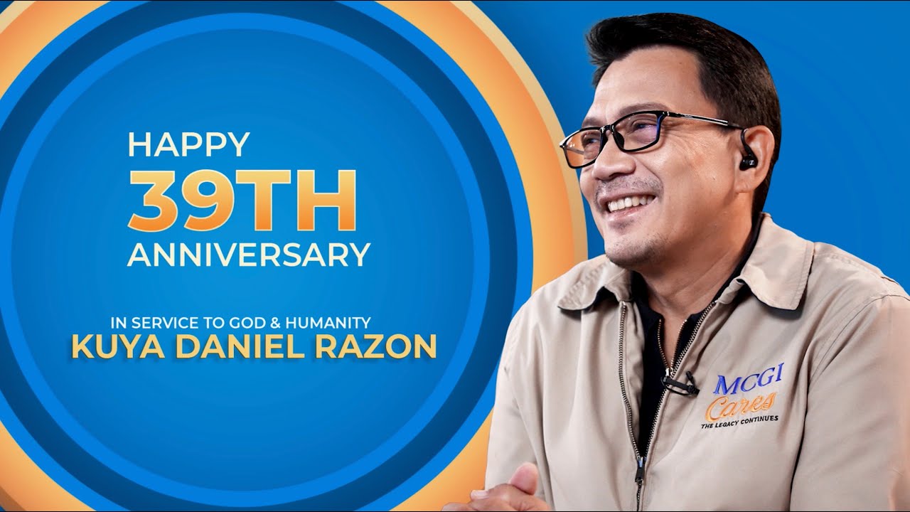 Happy 39th Anniversary in Service to God and Humanity, Kuya Daniel! 💛
