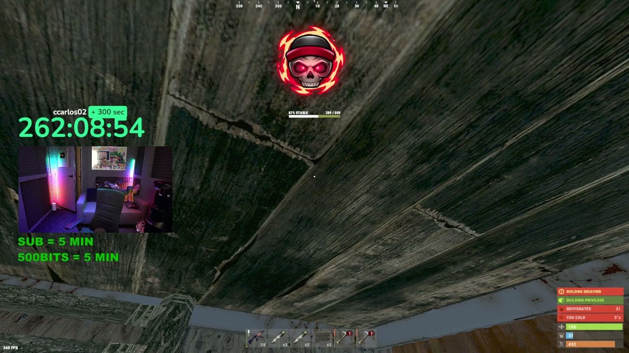 DAY 83 ⏳ EXTENSIBLE / SUBATHON ⏳ 🛑 Rust Edition 🛑