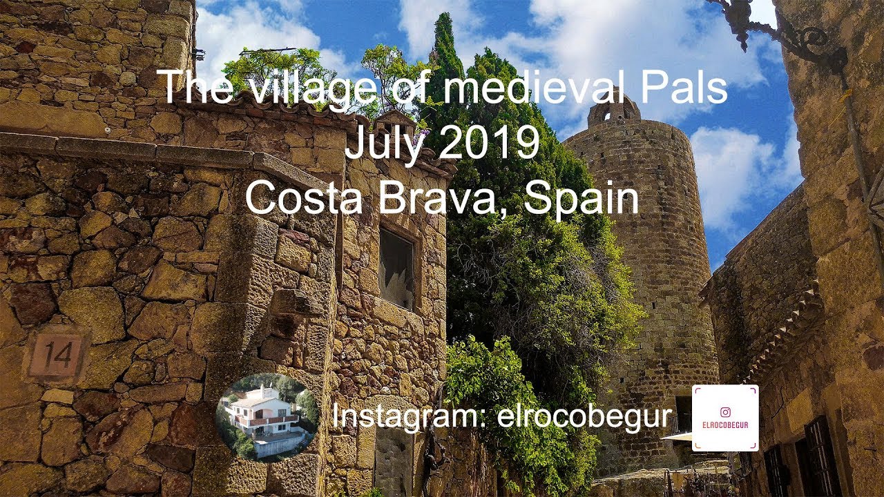 The beautifull village of medieval Pals (Costa Brava, Spain).