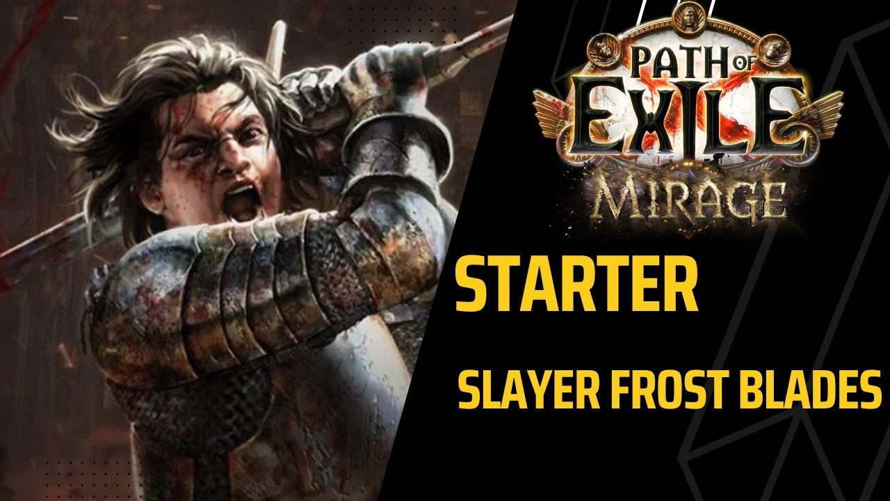 [POE 3.28] Starter - Frost Blades Slayer. Szybki i przyjemny starter.