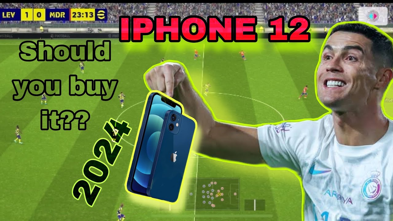IPHONE 12 GAMING TEST eFootball 2024 || eFootball 2024 Performance Test in IPhone 12 in 2024
