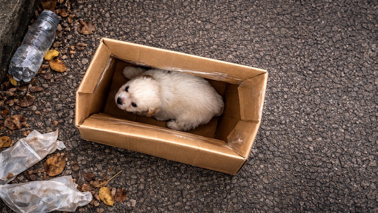 &ldquo;Why Did No One Choose Me?&rdquo; An Abandoned Puppy Cries Hopelessly on the Street