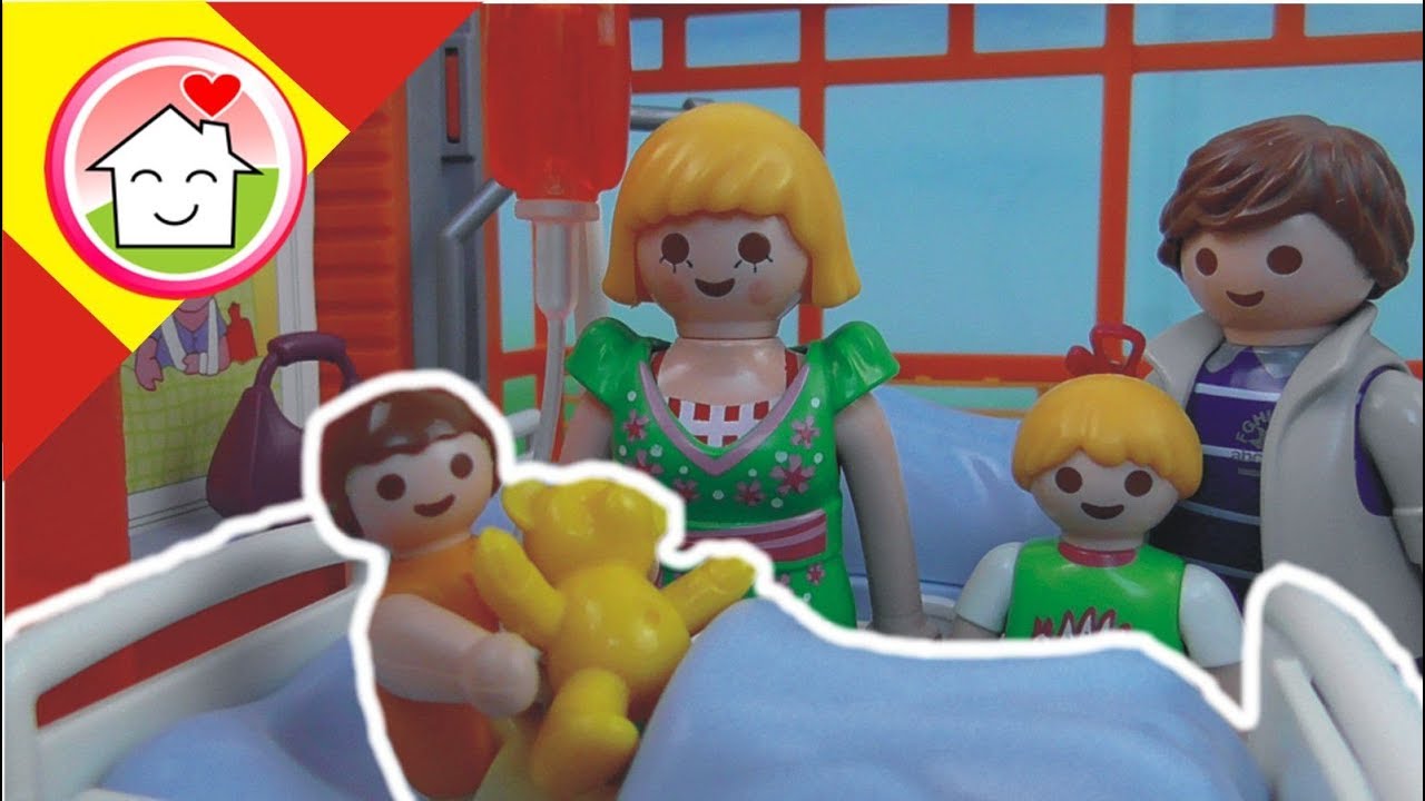Playmobil en español Anna en el Hospital - La Familia Hauser