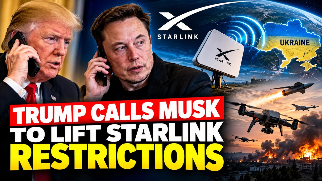 TRUMP CALLS MUSK TO LIFT STARLINK RESTRICTIONS | IDNews