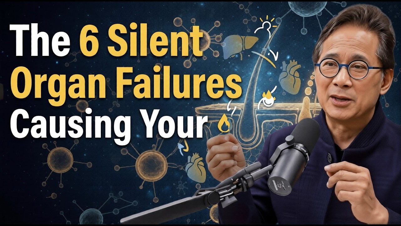 The 6  Silent  Organ Failures Causing Your Hair Loss  | Dr  William Li