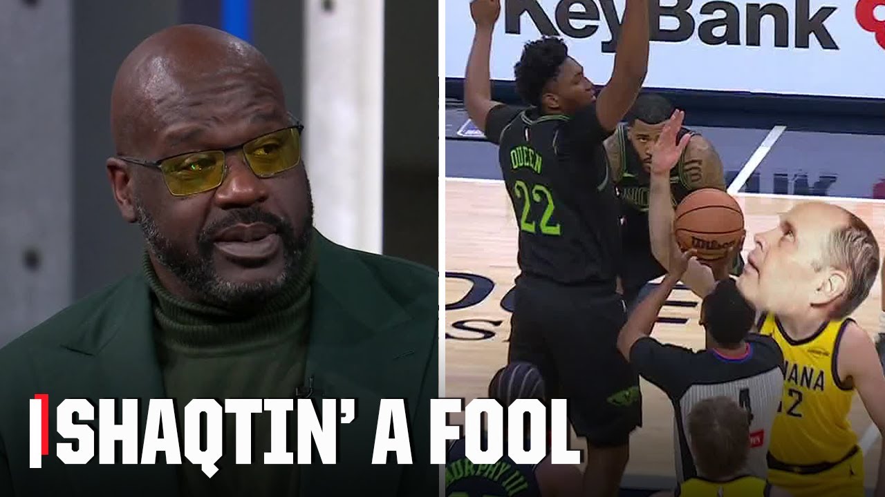 Shaqtin' A Fool: Derik Queen's antsy tip-off, Jordan Poole's alley-oop & more 😅 | Inside the NBA