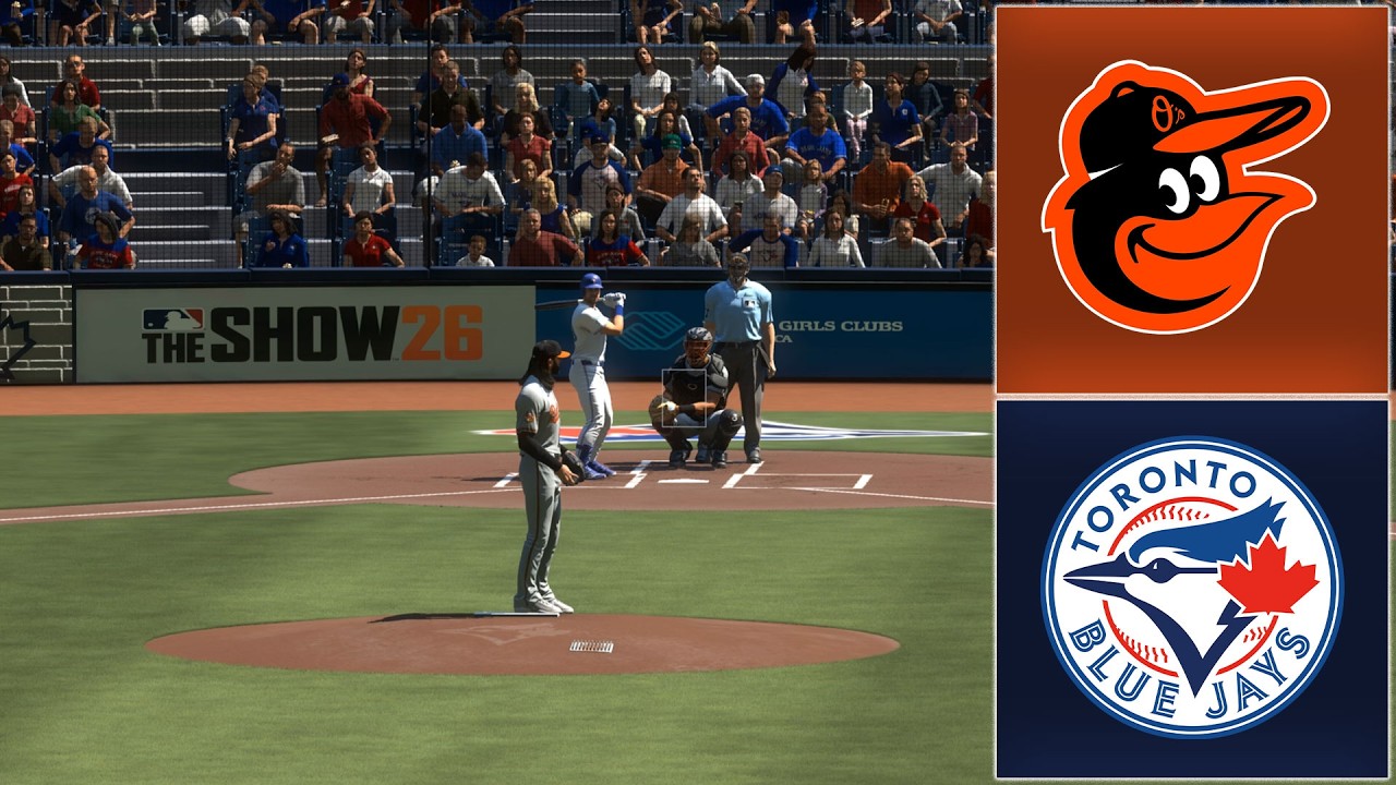 🔴ПРЯМОЙ ЭФИР🔴 Toronto Blue Jays против Baltimore Orioles / 06 июня / MLB THE SHOW 26