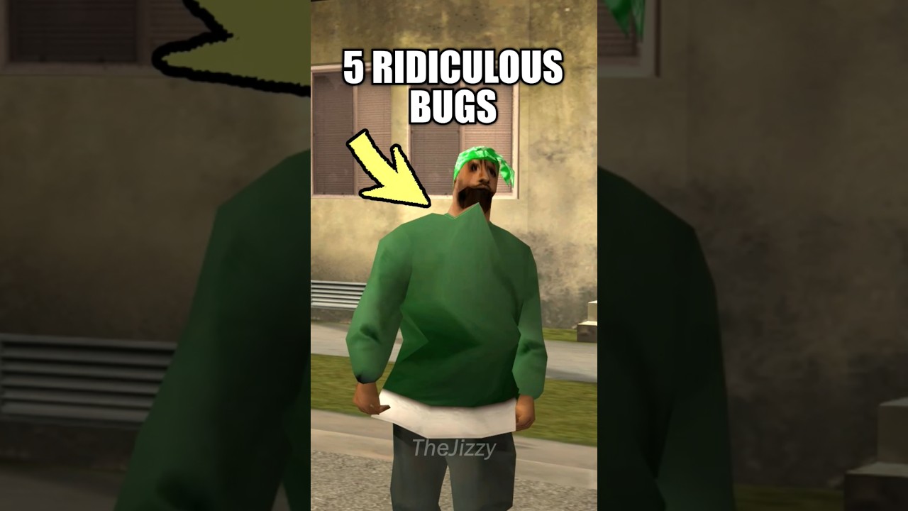 5 Ridiculous BUGS You Missed in GTA San Andreas! 🤣 #gta #gtasanandreas #glitches