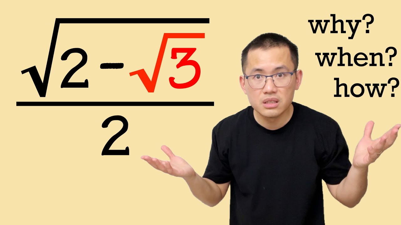 Nested square roots: why? when? how?