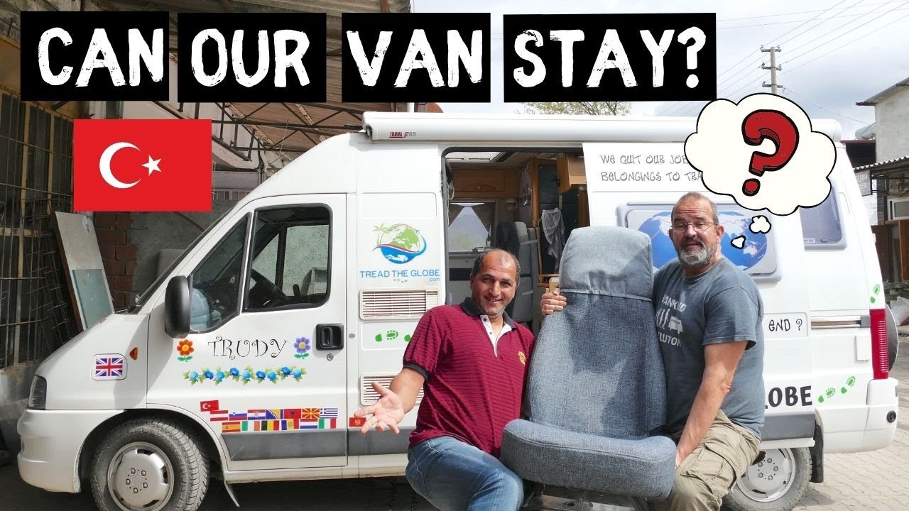 VAN LIFE reality, Can we stay in TURKEY?  Trudy visits CUSTOMS ! [S6-E102]