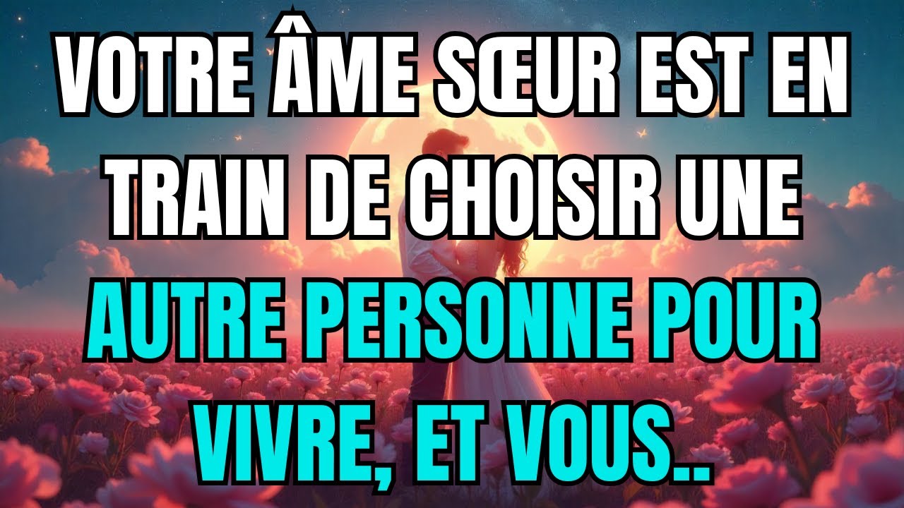 Les anges disent que votre âme sœur est en train de choisir une autre personne pour vivre, et vous..