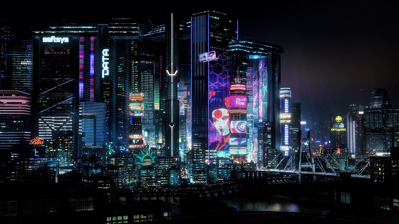 CYBERPUNK 2077 Ambient Music 🎵 Night Chill
