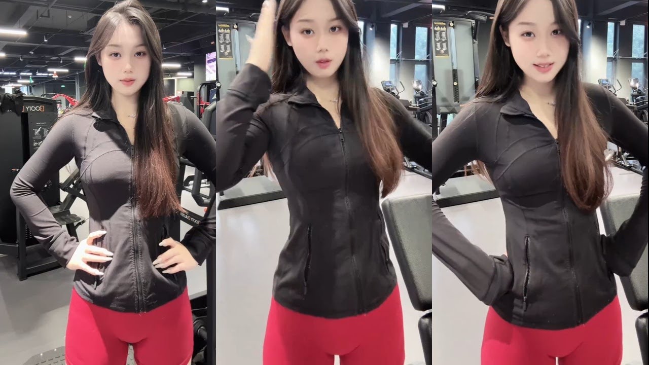 小淋在健身房穩定完成器械健身 | Xiao Lin Steadily Completes Gym Machine Workout | 샤오린의 안정적인 헬스장 기구 운동