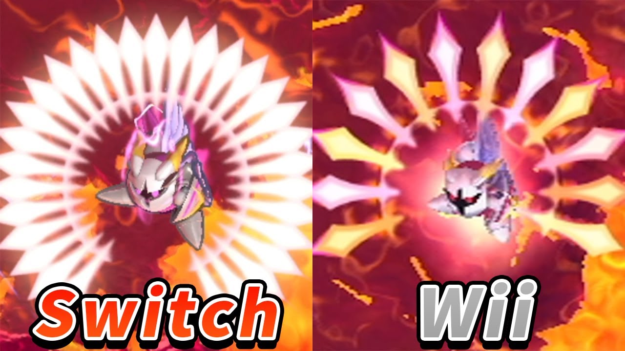 星のカービィ Wii デラックス【Switch】 全必殺技 ギャラクティックナイト  比較集 まとめ (Switch VS Wii)