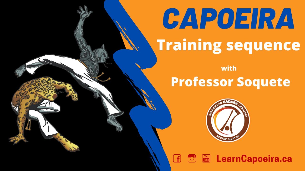 Capoeira sequence , partner drill