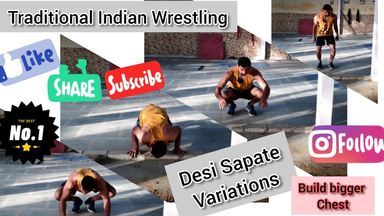 Desi Workout ||  Desi sapate Variations || Akhada || Health Benefits ||