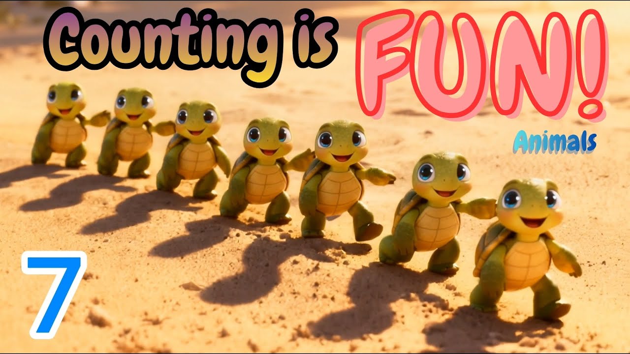 Counting Song for Kids 🐾  | Animals 1–10 | Catchy Song