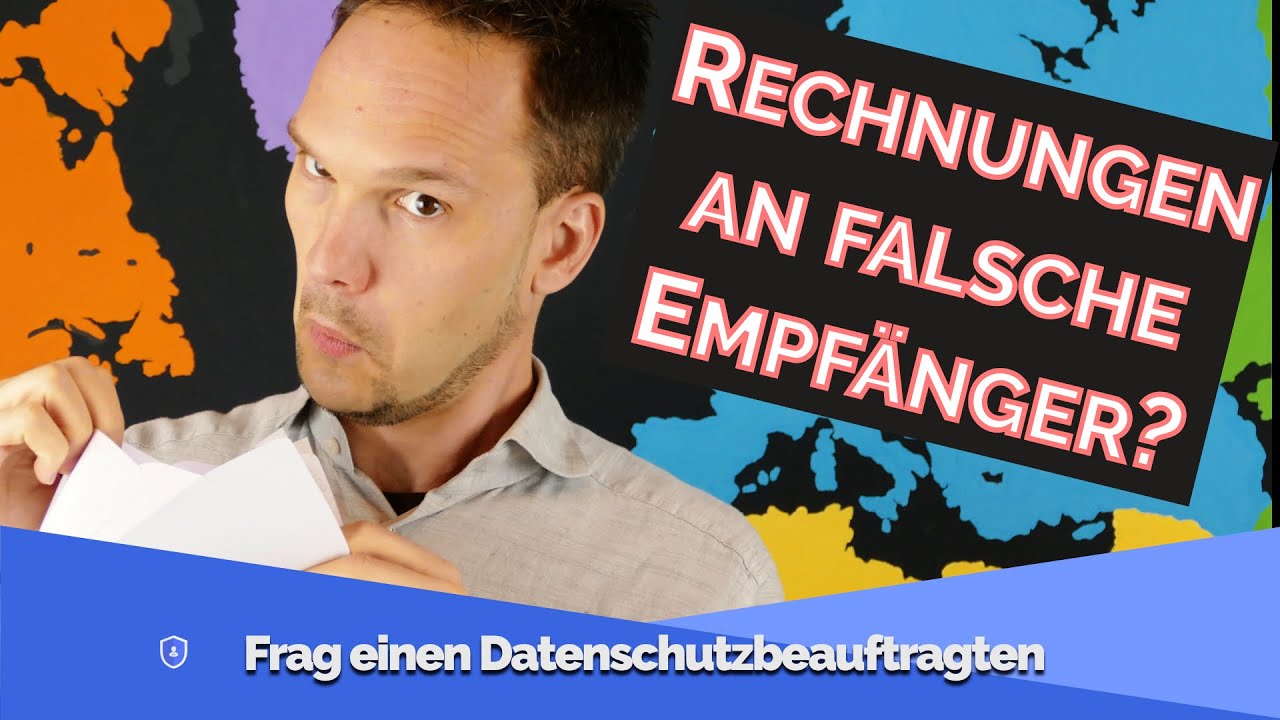 Rechnungen an falsche Adressaten verschickt? | #Datenschutzvorfall #FDSB