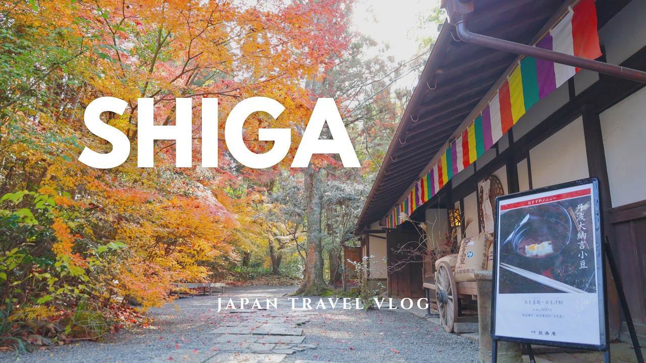 【もっと早く知りたかった】滋賀県ドライブにもおすすめの観光スポット 京都から日帰り一人旅VLOG 「寿長生の郷」滋賀旅行 ランチやカフェメニューもレビュー | Shiga Vlog