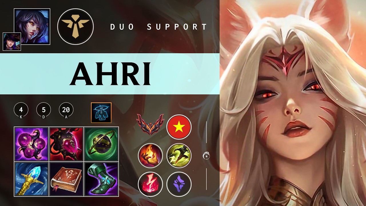 Ahri Support vs Camille - VN Grandmaster Patch 26.03